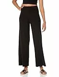 The Drop Catalina, Pantaloni in Maglia a Costine Senza Cerniere da Donna, Nero, 4XL Plus