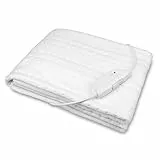 medisana HU 674 Sottocoperta elettrica 150 x 80 cm Spegnimento automatico Protezione da surriscaldamento, 4 impostazioni di temperatura, lavabile, scaldamaterasso adatto a tutti i materassi