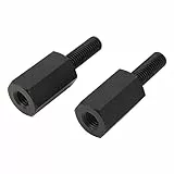 Kit di Supporti per Sollevatore per Sedile Rialzato da 2 Pezzi da 1,5 Pollici con Spazio per le Gambe Aumentato per Can-Am X3 Tutti gli Anni (Nero)