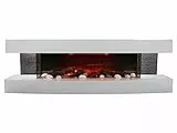 Chemin Arte Lounge 3XL Caminetto elettrico color bianco con potenza 2000W