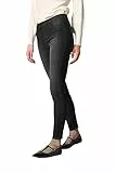 Goldenpoint Donna Leggings Skinny Denim, Colore Nero, Taglia M