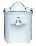 Braun CJ3050WH Spremiagrumi, Avvio e Arresto Automatici, Base Antiscivolo,Coperchio di Protezione, Sistema Direct Serve,Antigoccia, Sistema a Pressione, Bianco