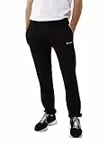 Champion Legacy Authentic Pants PRO Jersey Small Logo Straight Hem Pantaloni da Tuta, Nero, XL Uomo