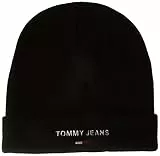 Tommy Jeans Berretto Uomo TJM Sport Beanie, Nero (Black), Onesize