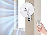 BEPER P206VEN600 Ventilatore da Parete - Ventilatore Parete con Telecomando e Timer fino a 7,5 ore