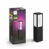 Philips Hue White and Color Ambiance Impress, Lampada da Terra Smart da Esterno, Nero