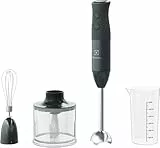 Electrolux E4Hb1-6Gg Frullatore A Immersione Con Tecnologia Truflow, 600 W, Plastica, Nero