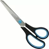 Westcott E-30283 00 Forbici Easy Grip, impugnatura in plastica, 20 cm, nero/blu