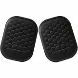 Gimars 2pcs Cusicni Poggiapolsi Gomito Bracciolo in Memory Foam,Wrist Rest Pad Ergonomico Sollievo dal Dolore, Poggiapolsi Antiscivolo Comodo per Ufficio Scrivania Gaming Computer,Laptop,Mac,Nero