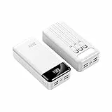 Generic Power Bank, 200000 mAh con 22,5 W PD Caricabatteria Portatile a Ricarica Rapida Pover Bank per Cellulari e Tablet - Regalo Bianco