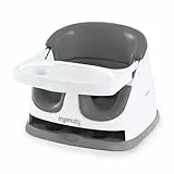 Ingenuity Baby Base 2-in-1 Rialzo da Sedia e Seggiolino per alimentazione e pavimento con vassoio autoportante - Ardesia