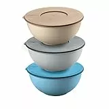 Fratelli Guzzini Set Di 3 Contenitori Con Coperchio, Blu, 16 cm