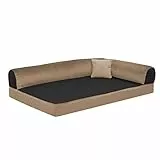 Baldiflex - Cuccioletti, Divanetto per Cane Nerone 115x70 cm, soluzione Innovativa, h 8+2 cm Memory