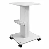 Kalolary Carrello del carrello del salone di bellezza, carrello mobile del carrello della stazione termale del salone della lega di alluminio con il vassoio di stoccaggio dello strumento di bellezza