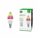 Woox 703567 Lampadina LED E14 470lm Smart Controllo Vocale Alexa, R9075 Classe F Bianco
