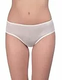 OSCALITO Slip Medio Donna in Filo Scozia Maglia Liscia Bianco (Art. 526) (4)