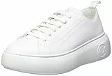 ARMANI EXCHANGE The Super Sneaker, Scarpe da ginnastica Donna, Optic White, 37 EU
