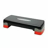 MaxxToys Aerobic Step Fitness 250kg - 2-Step Stepper - Altezza regolabile 10 & 15 cm - 68 cm