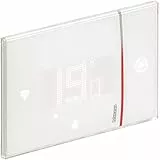 Bticino SXW8002 TERMOSTATO WIFI DIGITALE Smarther2 with Netatmo, Termostato Caldaia da Incasso, Programmabile, Comando anche da App, Alexa e Google, Visualizzazione dell'Umidità, Bianco