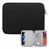 Dadanism 9-11 Pollici Custodia Borsa Protettiva Compatibile con iPad 10,2 2021-2019, iPad Air 5/4 10,9, iPad 10a Gen 10,9, iPad Pro 11 M2 2022-2018, Galaxy Tab A8 10,5/S6 Lite 10,4/S9 S8 11', Nero