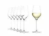 Stölzle Lausitz Calici da vino bianco Quatrophil 405ml I Set di 6 bicchieri da vino bianco I Infrangibili lavabili in lavastoviglie I Effetto soffiato I Cristallo pregiato I Alta qualità