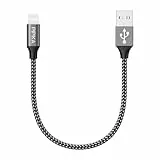 Cavo iPhone, Cavo USB iPhone [Certificato Apple MFi C89], Cavo Lightning, cavo caricatore iphone Carica Rapida Compatibile per iPhone 14/13/12/11/X/XS/XS Max/XR, iPad - Bianco/0.3M