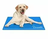Pecute Tappetino raffreddamento cani Medio 65x50 cm - gel non tossico - sistema di auto raffreddamento - perfetto per cani e gatti in estate