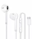 EIG Auricolari USB C,Cuffie Type C, in-Ear con Microfono, Controllo del Volume e Suono Puro, Cuffiette Tipo C per Samsung S20/S21,Huawei P20 pro/ 30 pro/P40,Google Pixel 3/4/XL