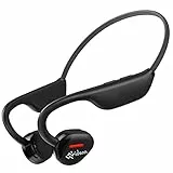 VIDONN Oltre la qualità del suono a conduzione ossea, cuffie wireless Bluetooth con microfono, fino a 10+ ore di riproduzione, cuffie sportive impermeabili IPX6 per corsa, allenamento, ciclismo