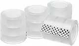 Amazon Basics - Nastro adesivo trasparente, 12 rotoli, 1,9 cm x 25,4 m