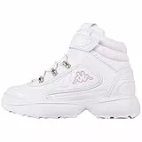 Kappa Shivoo Ice Hi K Unisex Kids Scarpe per jogging su strada Unisex - Bambini e ragazzi, Bianco (White/Rosé), 33 EU