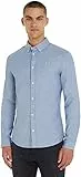 Tommy Jeans TJM SLIM STRETCH OXFORD SHIRT, Camicia, Uomo, Twilight Navy, L