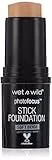 Wet n Wild - Photo Focus Stick Foundation - Fondotinta Stick Coprente a Lunga Durata - con una Texture Cremosa, Idratante, Nasconde le Imperfezioni - Pelle Perfetta per i Selfie - Vegan - Soft Beige