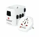 SKROSS | 1.103180 | Adattatore Universale da Viaggio da e Verso 250 Nazioni - Tensione e Potenza 100V – 630W / 250V – 1575W - Protezione Anti Scossa