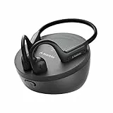 Avantree Medley Air - Cuffie per TV Senza Fili Wireless Open-ear per Guardare il con Base di Ricarica/Trasmettitore Bluetooth per Televisore, Soundbar, Dialoghi Chiari, Senti Ciò che ti Circonda