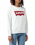 Levi's Graphic Standard Crew Core Batwing Sweatshirt, White, S Women's