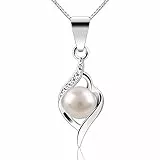 B.Catcher ciondolo in argento con perle collane di perle s925 collana a catena contenitore di argento sterlina