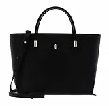 Tommy Hilfiger Nuovo Casual Satchel, Borsa Donna, Nero, Taglia unica