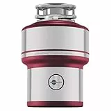 INSINKERATOR Sistema di smaltimento Premium per i rifiuti Alimentari, Rosso/Bianco, 344 mm