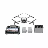 DJI Mini 4 Pro Fly More Combo con DJI RC 2 (Radiocomando con Schermo), Mini Drone con Telecamera, Meno di 249 g, Autonomia di Volo di 34 minuti, 2 Batterie Extra, C0