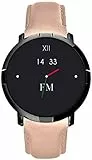 Smartwatch Lusso ITALIANO Florence Marlen FM1R | 2 CINTURINI | Donna Cinturino Pelle Rosa Elba|Regalo,Orologio,Impermeabile|Cardiofrequenzimetro,Contapassi,Notifiche|IOS & Android