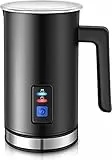 Montalatte elettrico da 500 watt Automatico in in acciaio inossidabile 115/240 ml con rivestimento in schiuma antiaderente controllo della temperatura adatto per latte e caffè