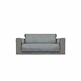 Italian Bed Linen Copridivano Antiscivolo Comfort, Grigio Scuro, 2 Posti Maxi