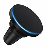 Drucilla Supporto Cellulare Auto Magnetico Calamita, Porta Telefono per Presa D'aria, 360°di Rotazione Portacellulare Universale per iPhone Samsung Huawei Xiaomi o Dispositivo GPS, Diametro 4.3 cm