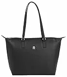 Tommy Hilfiger Poppy Plus Tote, Nero, Sistema operativo, Nero, Taglia unica, Casual