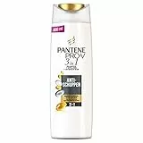 Pantene Pro-V Shampoo antiforfora 3 in 1 + balsamo per la cura + cura intensiva, Formula Pro-V + antiossidanti, per tutti i tipi di capelli, 400 ml