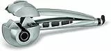 BaByliss C1800E Curl Secret Steam, Arricciacapelli Automatico con Funzione Vapore, Rivestimento in Ceramica, 3 Tempi di Posa, 3 Temperature, Auto-curl Technology, Grigio