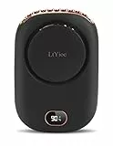 LtYioe Ventilatore USB Mini Ventilatore Portatile con 3 velocità Regolabili, Multifunzionale Ventilatore Personali Batteria Ricaricabile e Display LED per Viaggi Casa Esterno Ufficio(Nero)