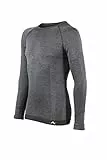 Risalti Maglia Termica Uomo e Donna Lana Merino - Intimo Termico Unisex Manica Lunga Traspirante - Abbigliamento Termico Invernale Senza Cuciture - Made in Italy