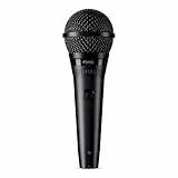 Shure PGA58 Microfono dinamico-microfono portatile per voce con modello di raccolta cardioide, interruttore on/off discreto, adattatore stand e tastiera con cerniera (PGA58-XLR-E)